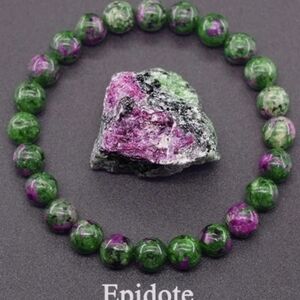 Epidote Beaded Bracelet